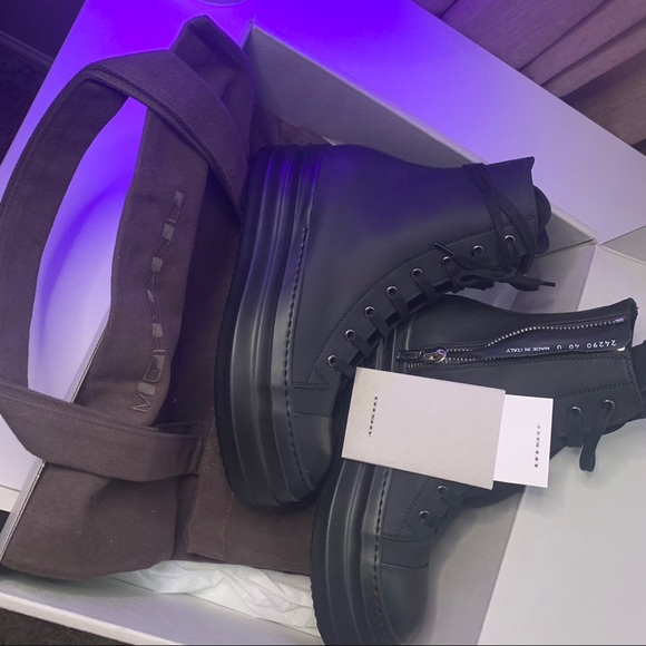 DRKSHDW Rick Owens Double Bumper Sneaker - Picture 2 of 4